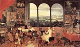 Jan The Elder Brueghel Canvas Paintings - The Sense of Hearing